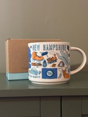 Brand New Starbucks Been There Series New Hampshire State Mug 14 oz NIB Blue